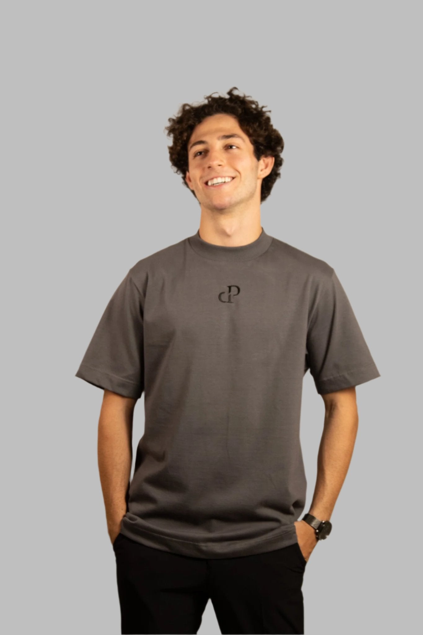 Camiseta Oversized Pacific - Chumbo