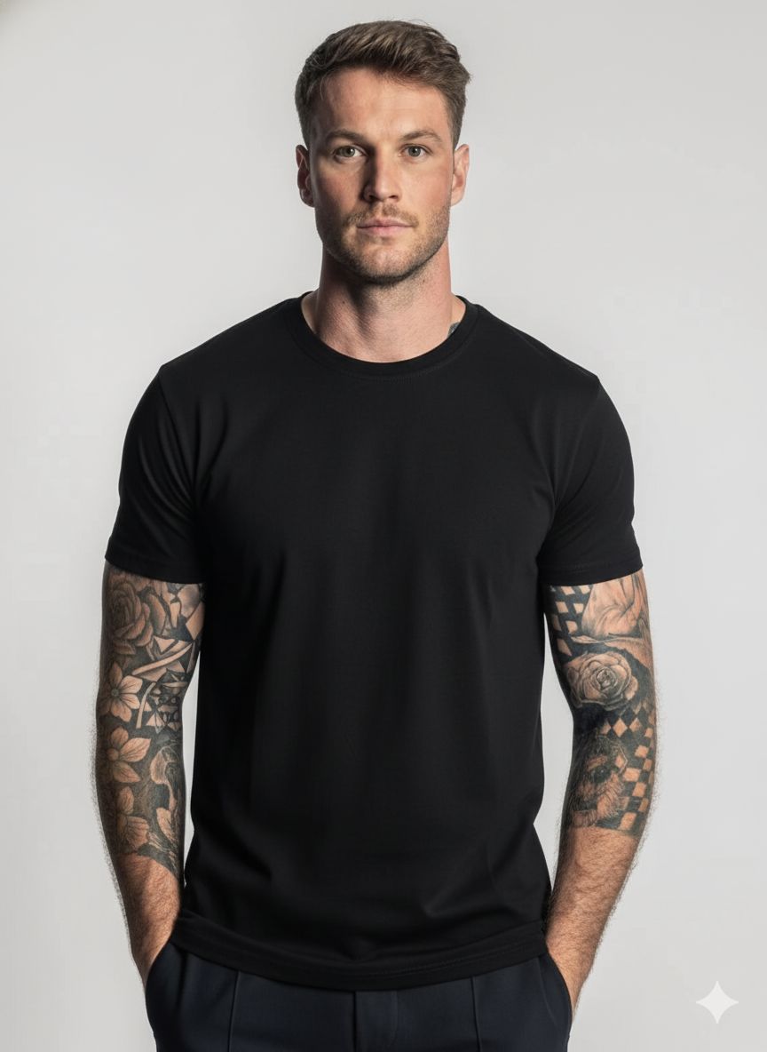 Camiseta Slim fit Indian - Black
