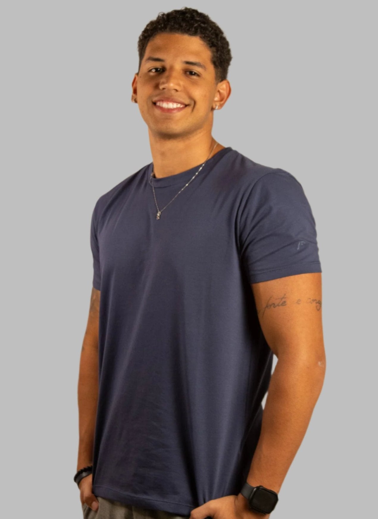 Camiseta Slim fit Indian - Navy blue