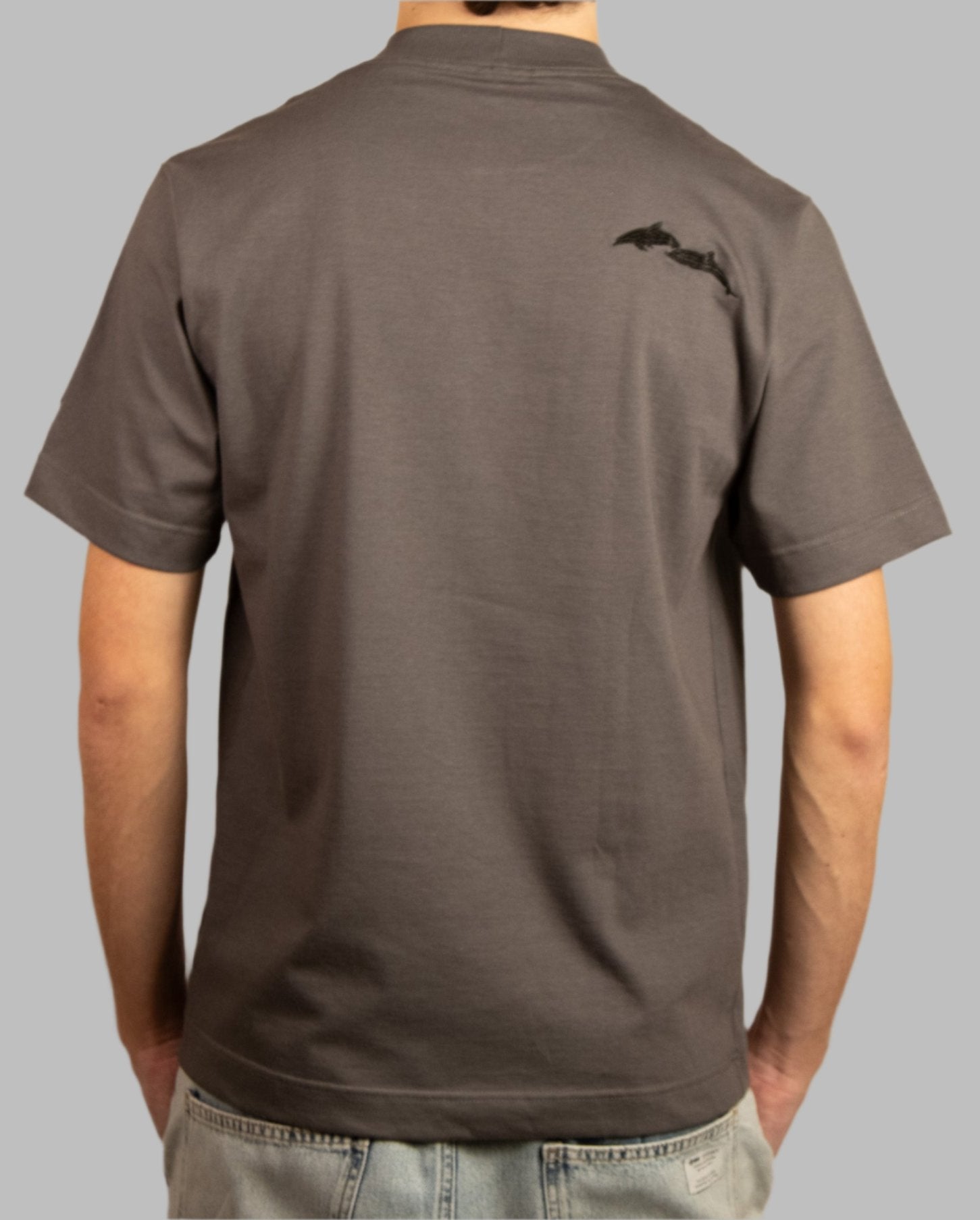 Camiseta Oversized Atlantic - Chumbo