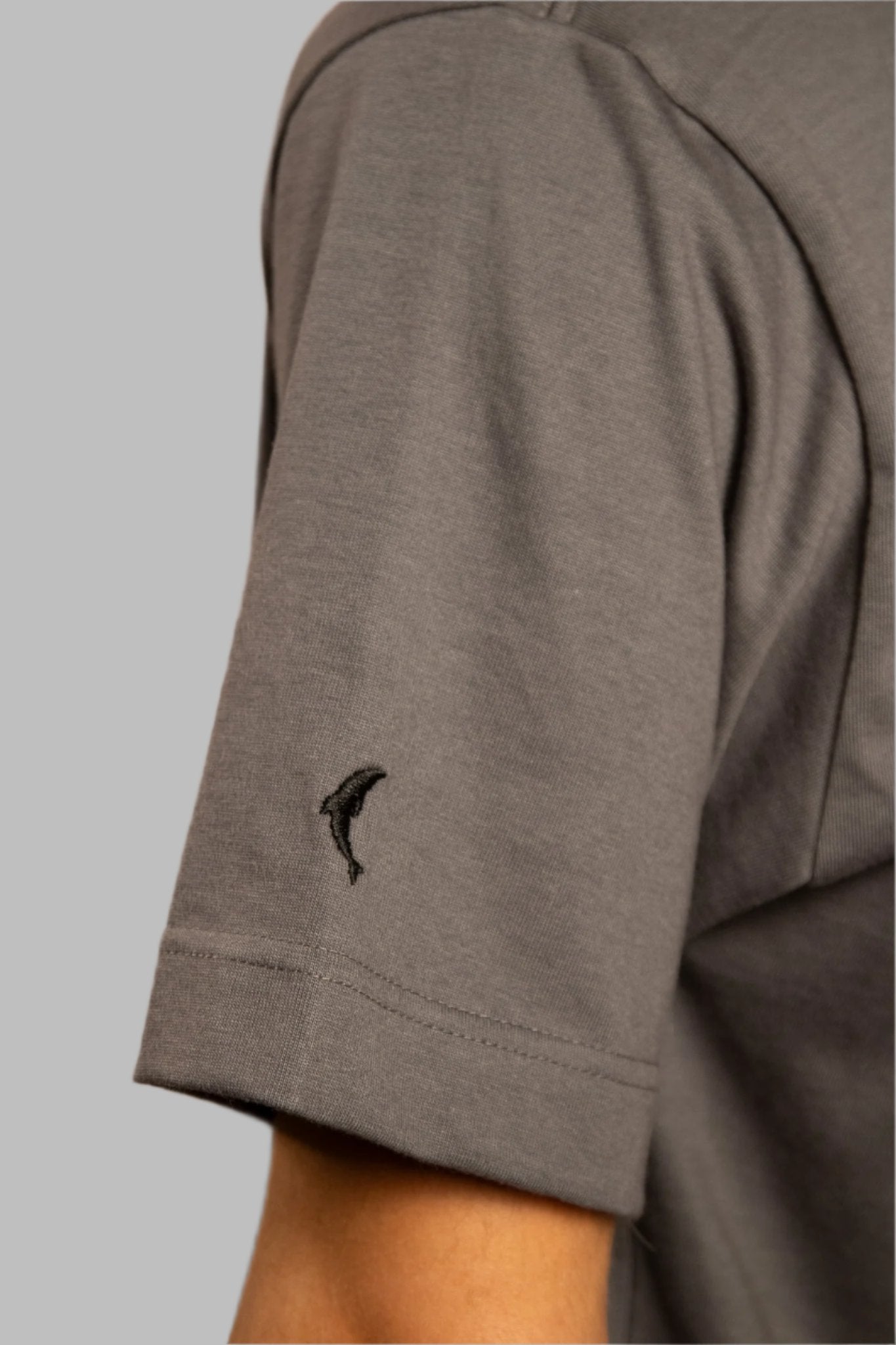 Camiseta Oversized Atlantic - Chumbo